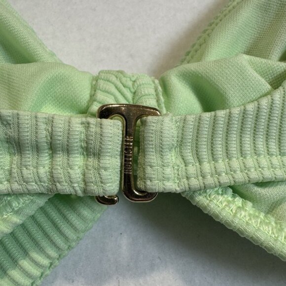 NWOT Hollister 2pc Bikini Swim Set Bathing Suit Padded High-Cut Cheeky LIME GN - Picture 6 of 7